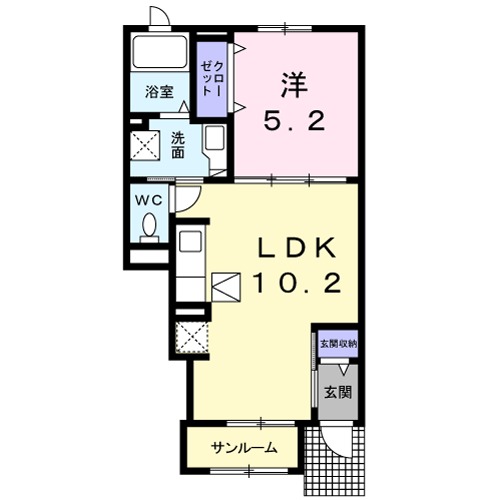 ローズ・パレスの間取り