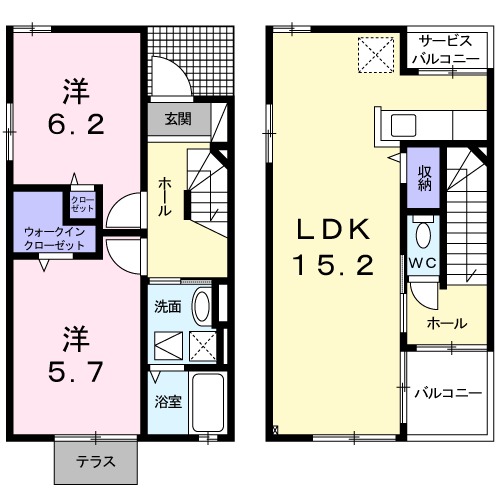 ヴィオレットの間取り
