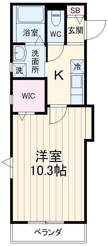 メゾンハナミズキの間取り
