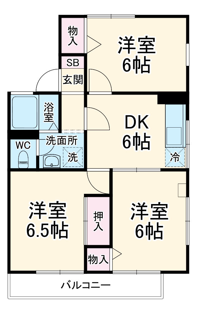 エルセゾンの間取り