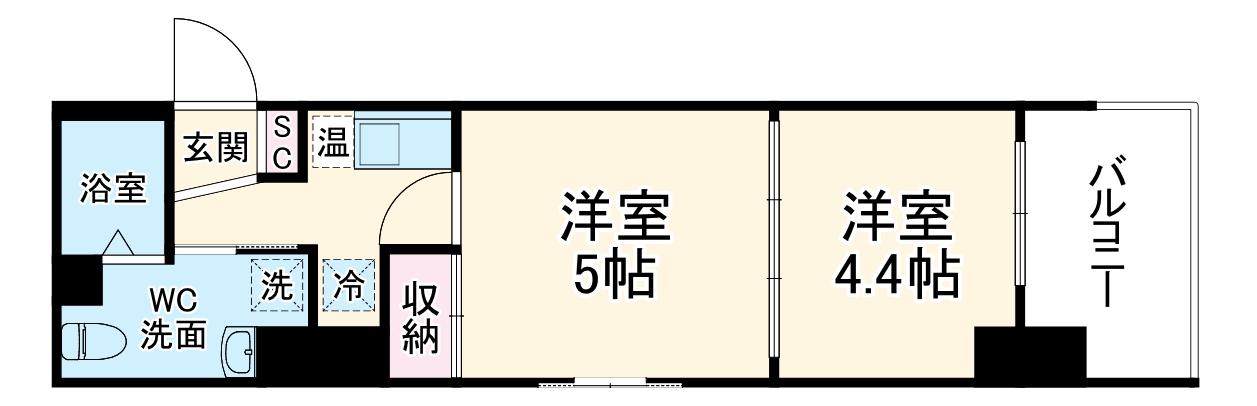 アクシーズタワー大門町の間取り