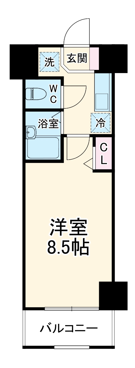 マモール北久里浜の間取り