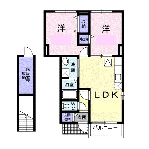 リバーサイドヴィラⅡの間取り