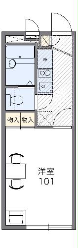 レオパレス上柏尾の間取り