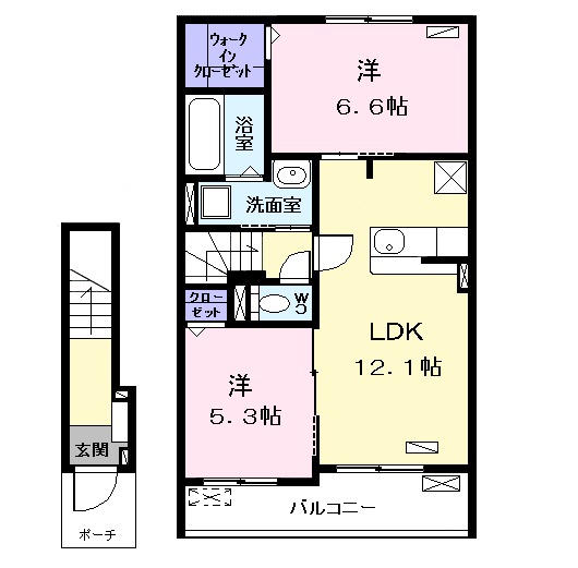 アドバンスⅡの間取り