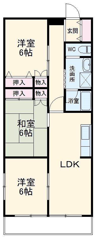 アイランドコートの間取り