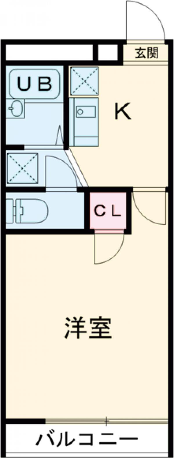 アムールKの間取り