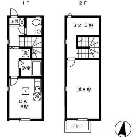 ベルパイン B棟の間取り