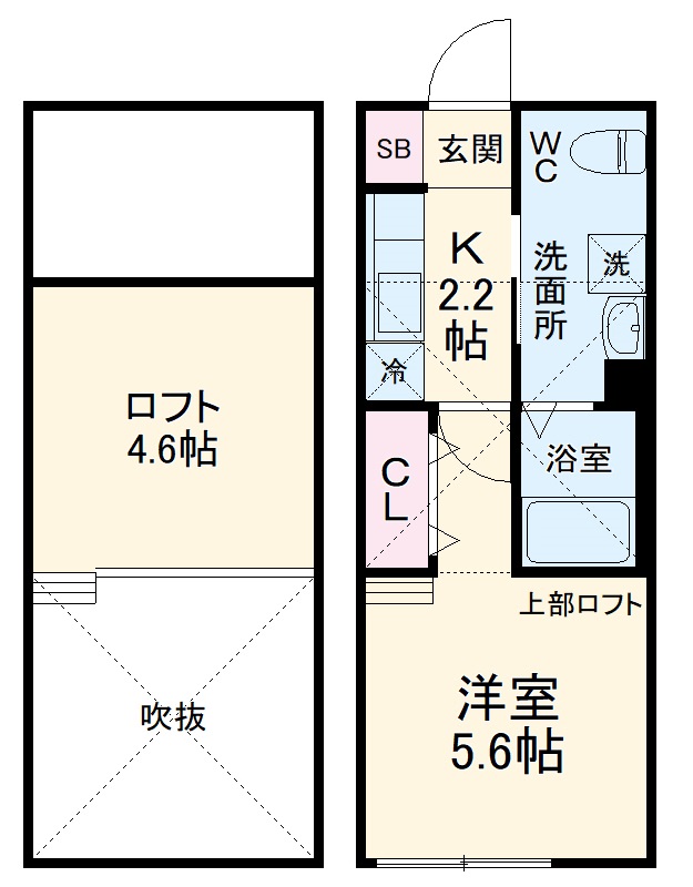 スピカ武蔵中原の間取り