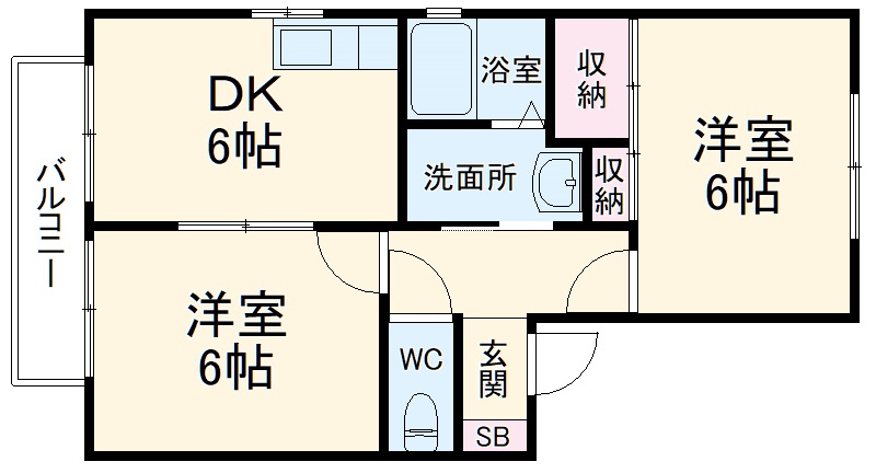 ラポール藤の間取り