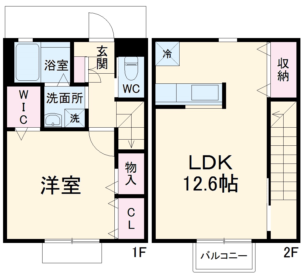カサ・ロベルトの間取り