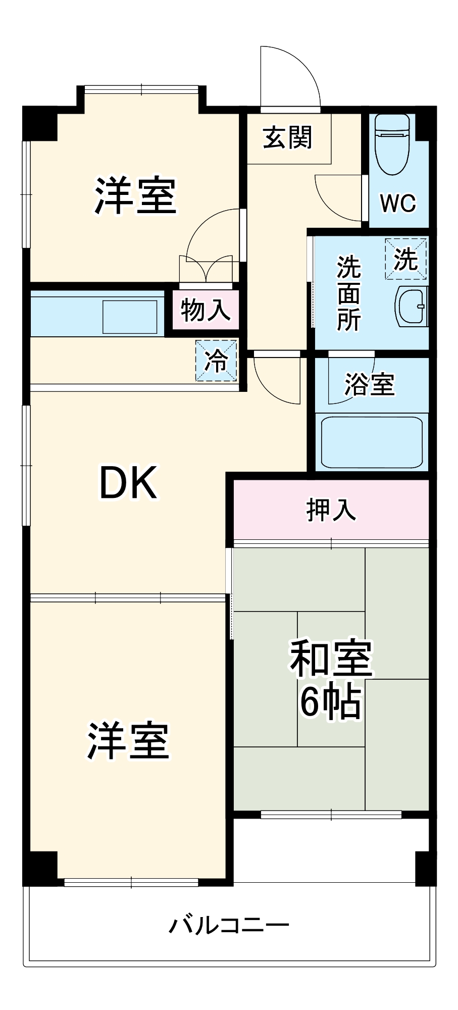 コーポラス葵の間取り