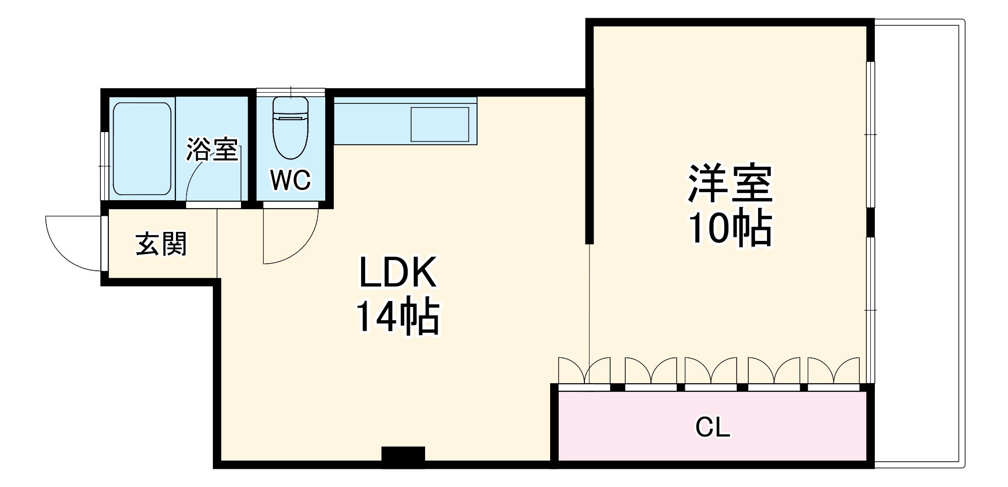 ファースト徳川の間取り