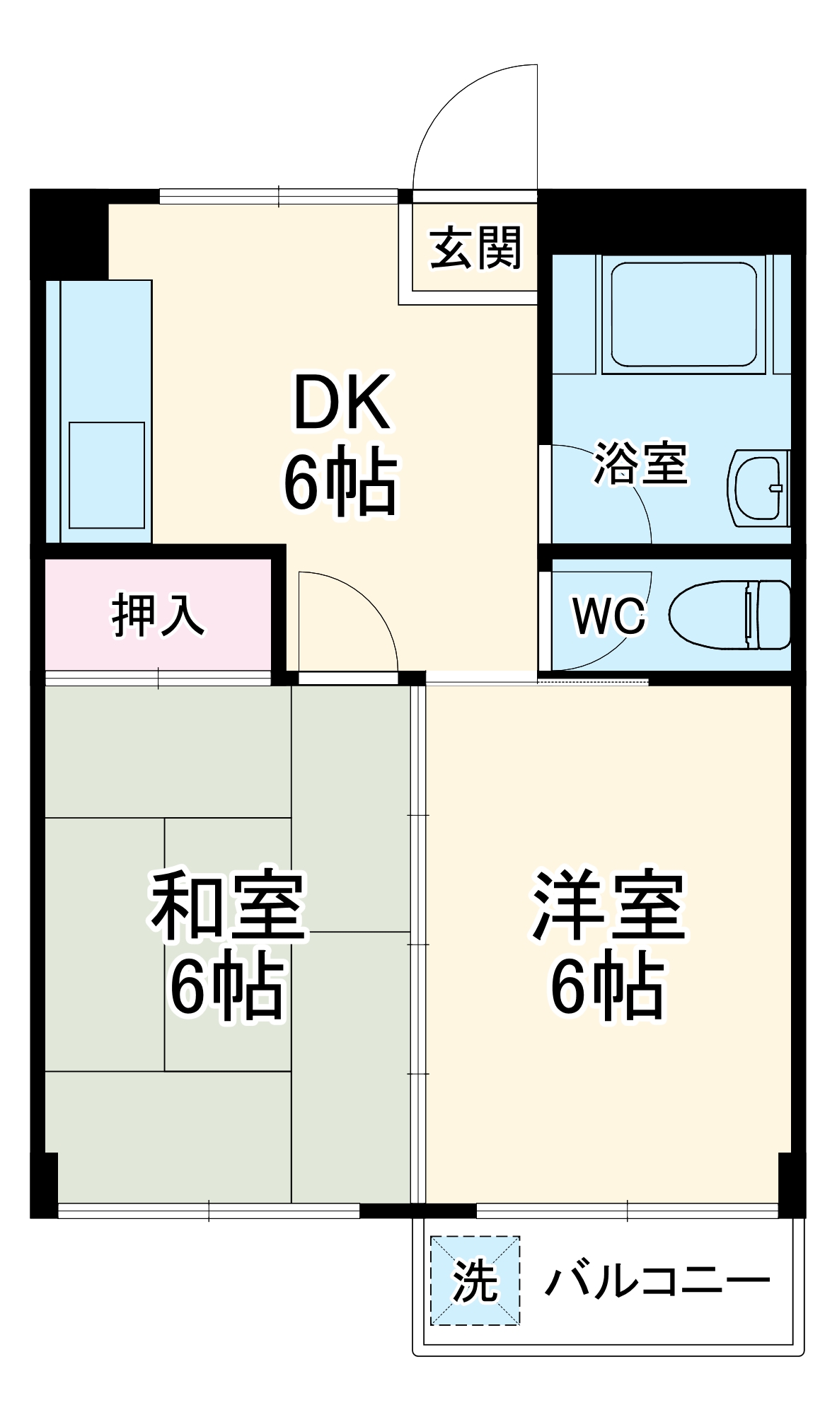 コーポ四季の間取り