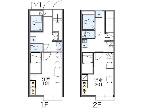 レオパレスフェリーチェの間取り