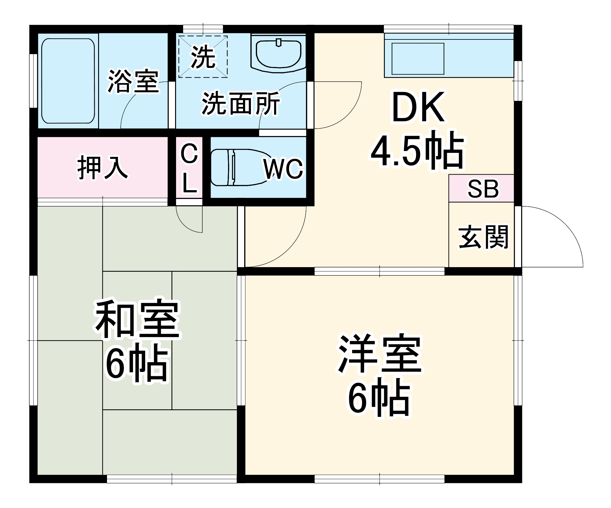ベルメゾンの間取り
