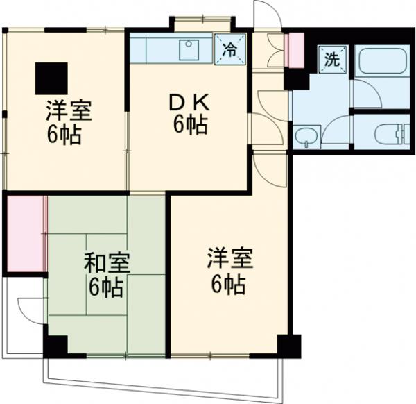 セザール鶴川ガーデンヒルズの間取り