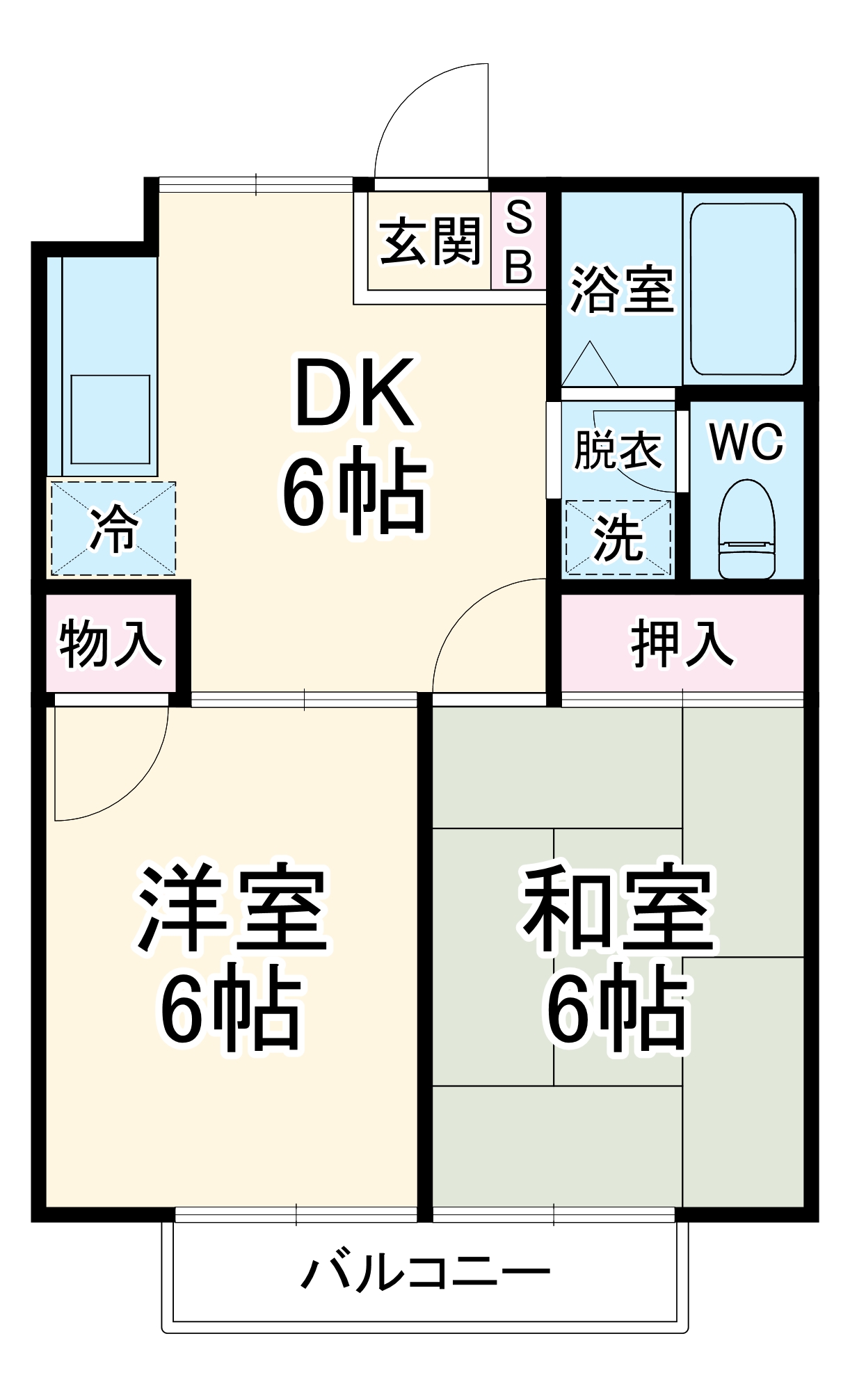 ワンダーハイツの間取り