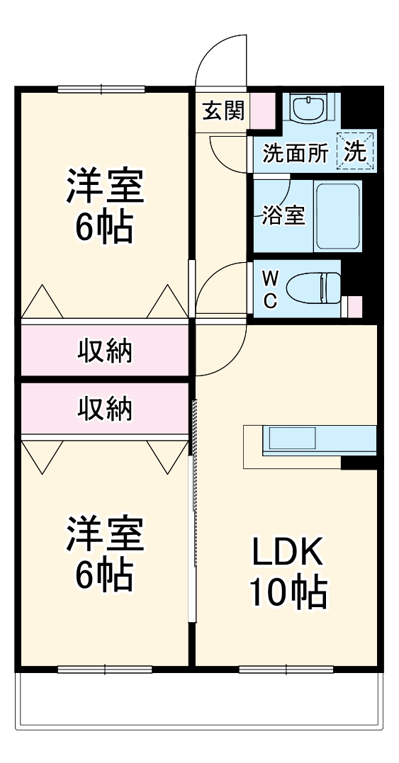シーシェル馬舟の間取り