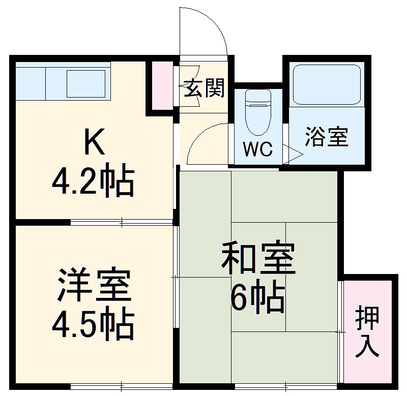 グリーンサンハイツの間取り