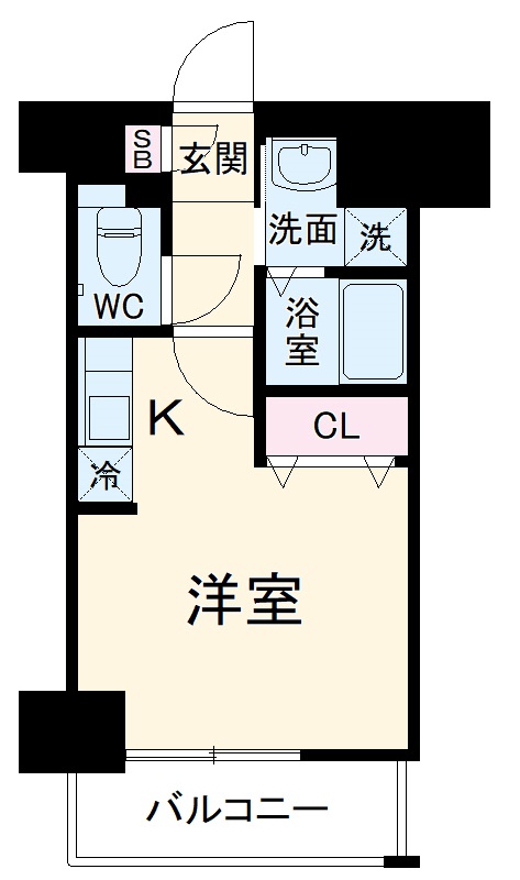 プログレッソ八田の間取り