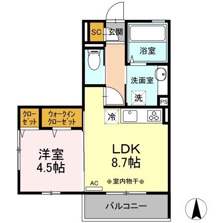 カサブランカIIの間取り