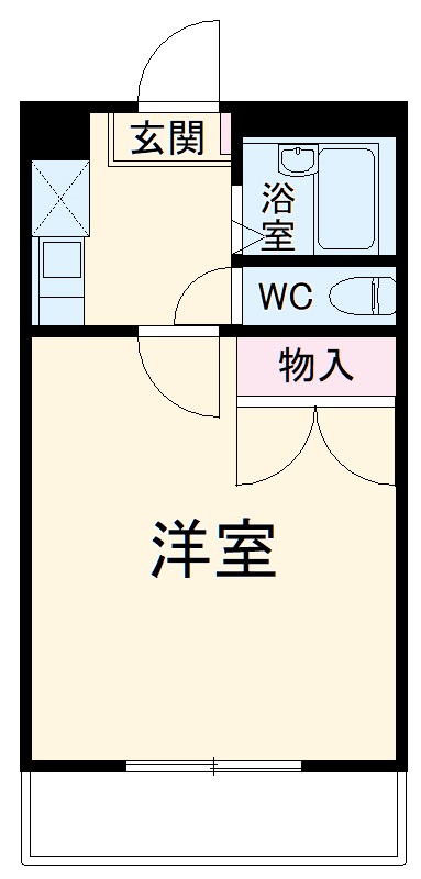 レオパレスルミエールⅡの間取り