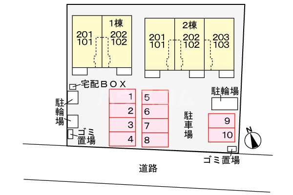 2/8 駐車場