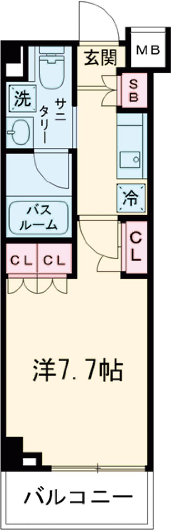 クレヴィスタ板橋西台Ⅱの間取り