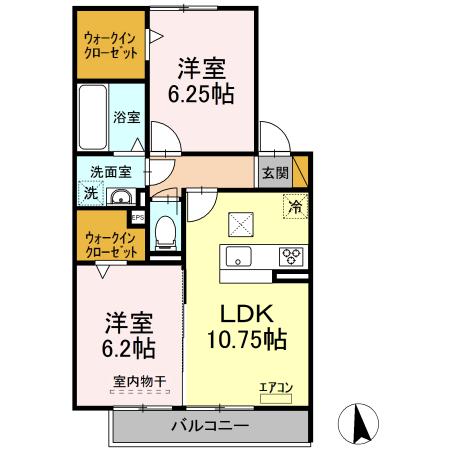 D-roomちはら台Gの間取り