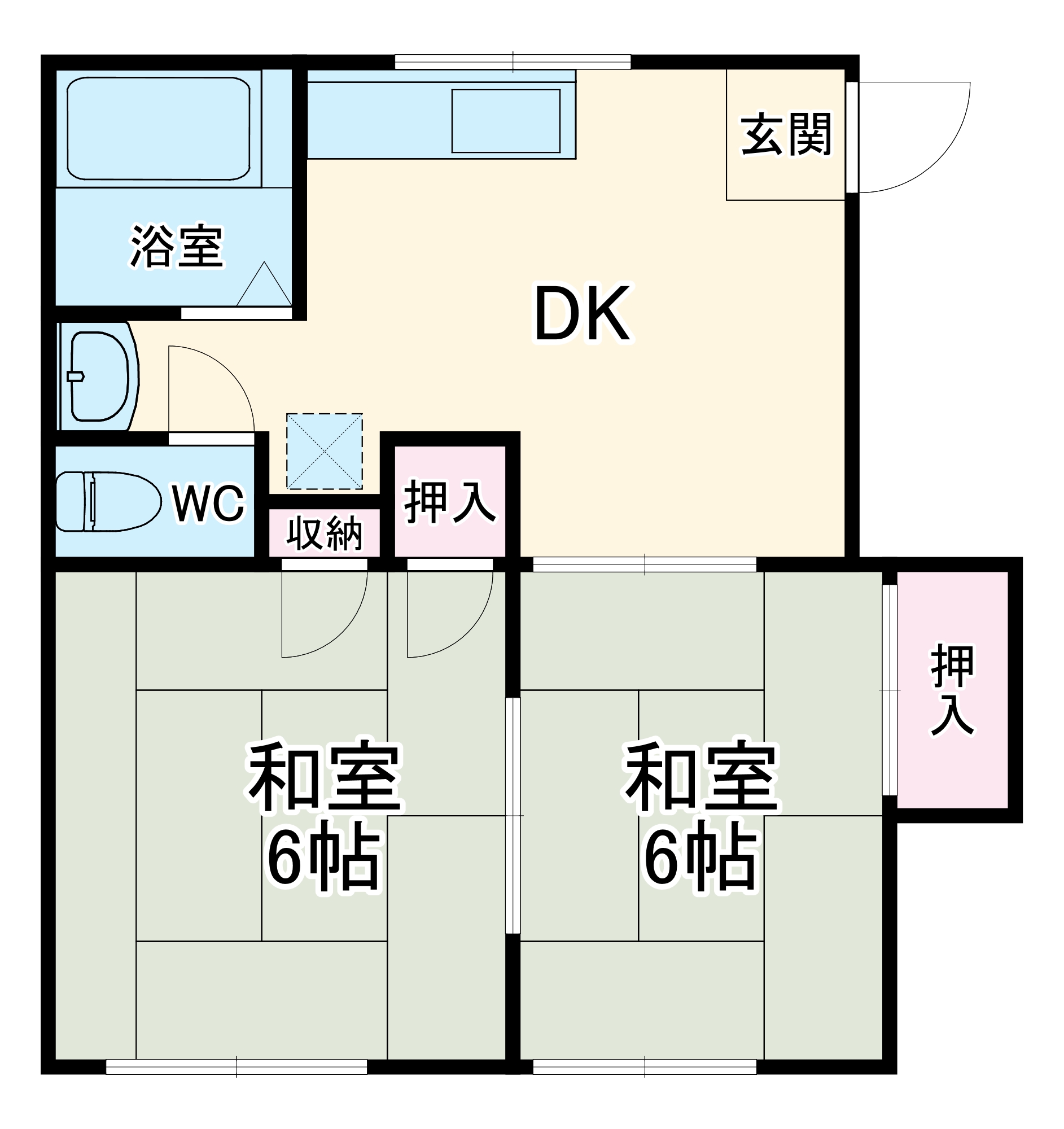 メゾンドソレイユの間取り