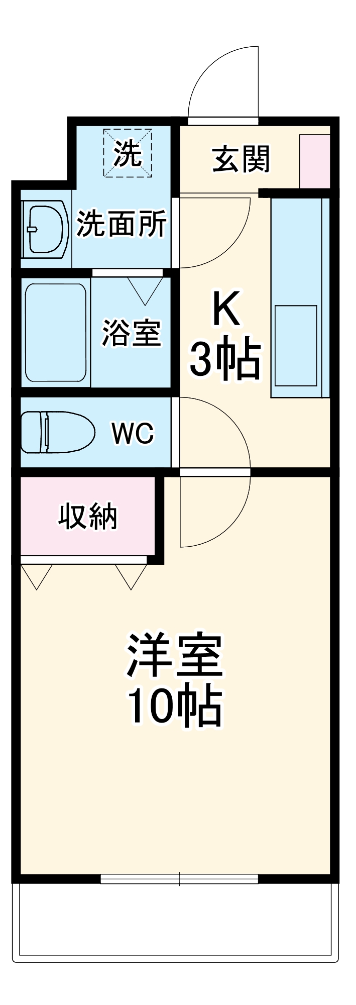 マンションきんかんの間取り