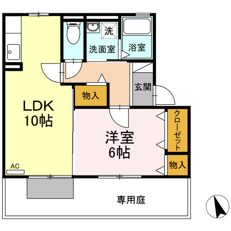 MAISONNETTEアルペンローゼの間取り