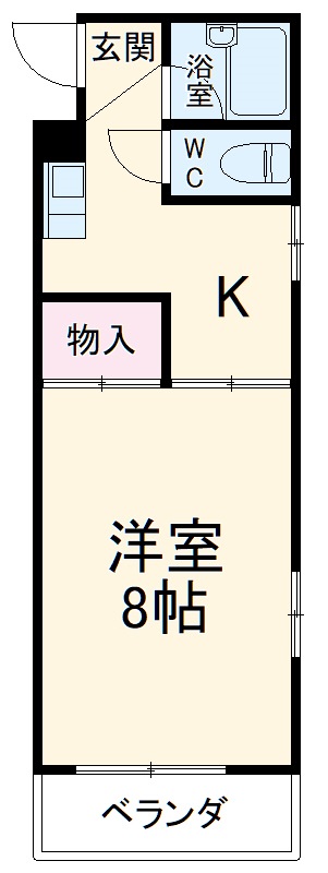マンション若山の間取り