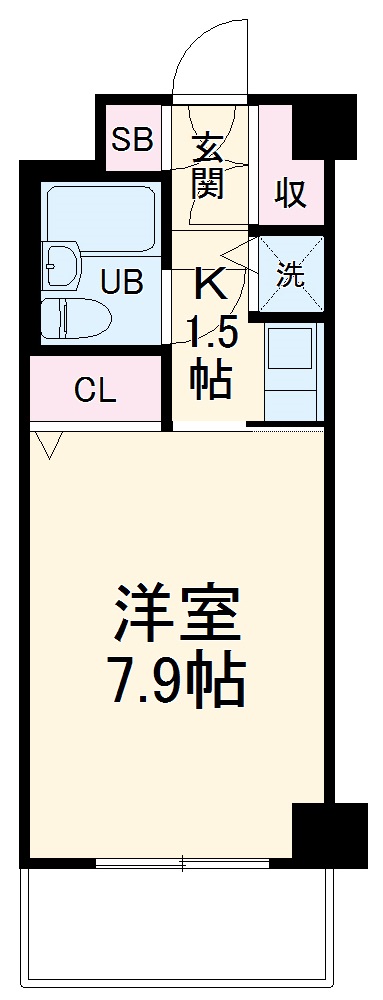 T’s garden武蔵小杉の間取り