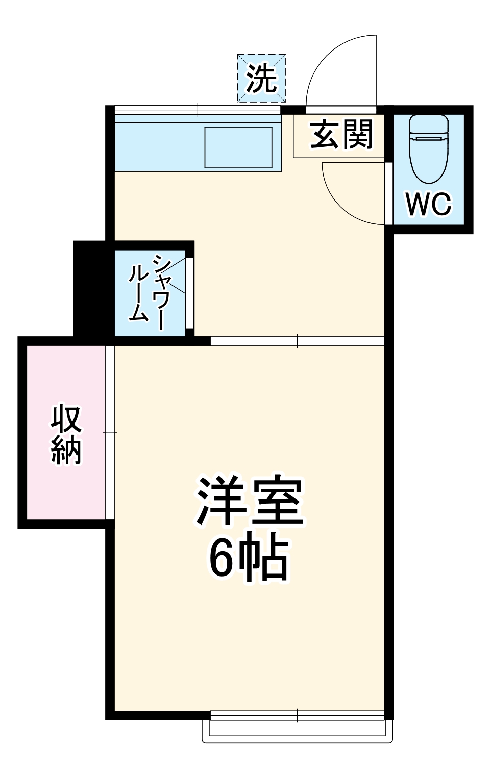 ワタナベアパートの間取り