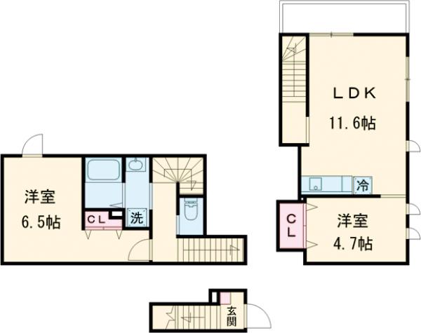 テラス312の間取り