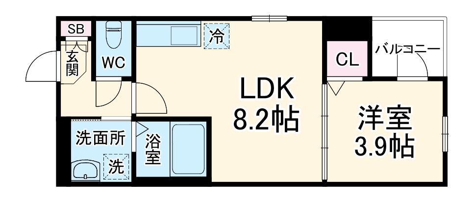 ハーモニック北原の間取り