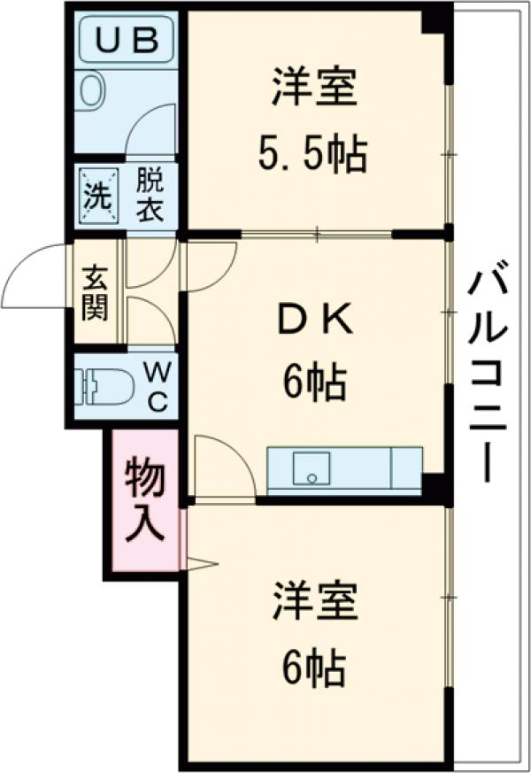 メゾントーヨーの間取り