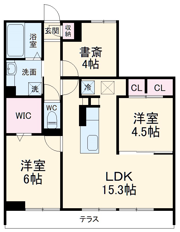 ア-リントンハイツVの間取り