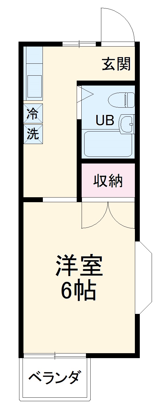 エキスプレス新堀A棟の間取り