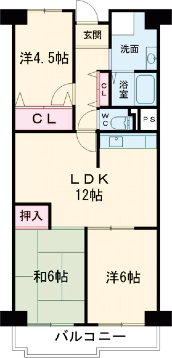 アーク茨木の間取り