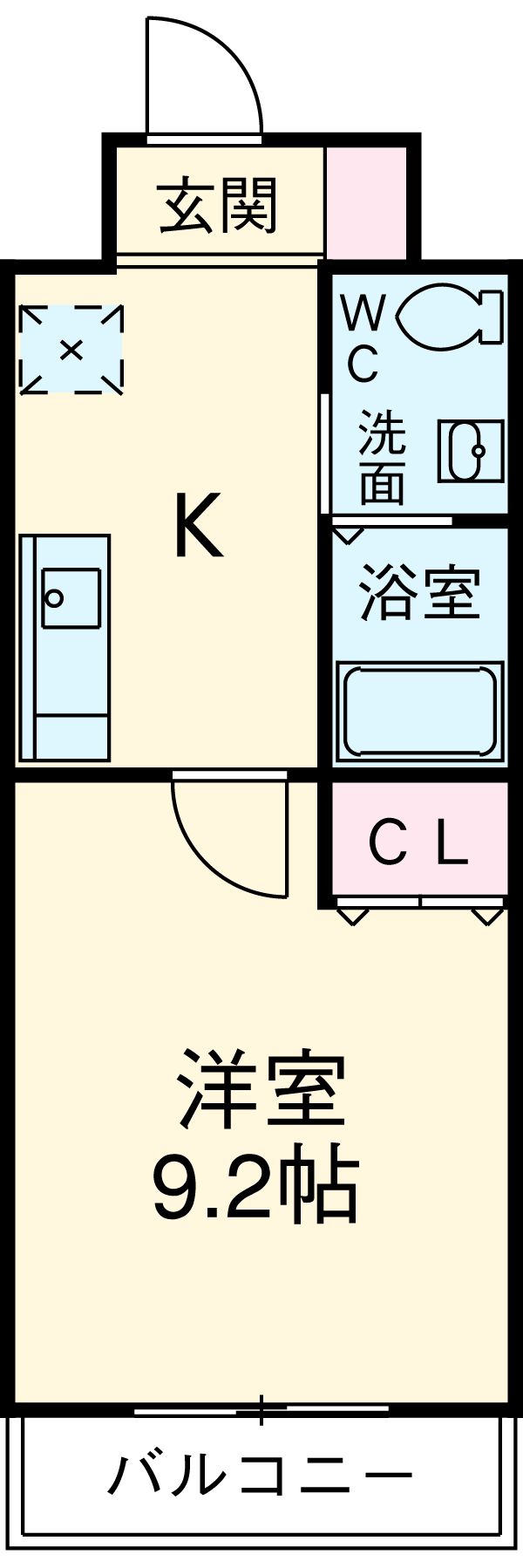 SHELL MIYAKO Ⅰの間取り