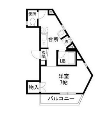 コルティーレ池尻の間取り