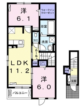 プルメリアの間取り