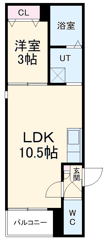 Warren Chuo Ⅰの間取り