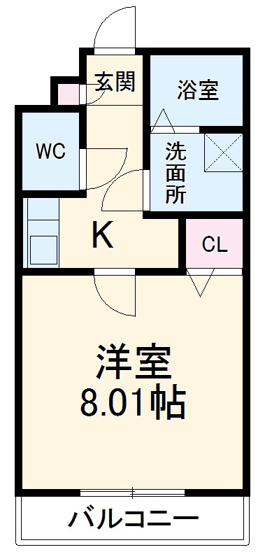 アンプルールリーブルLEOの間取り
