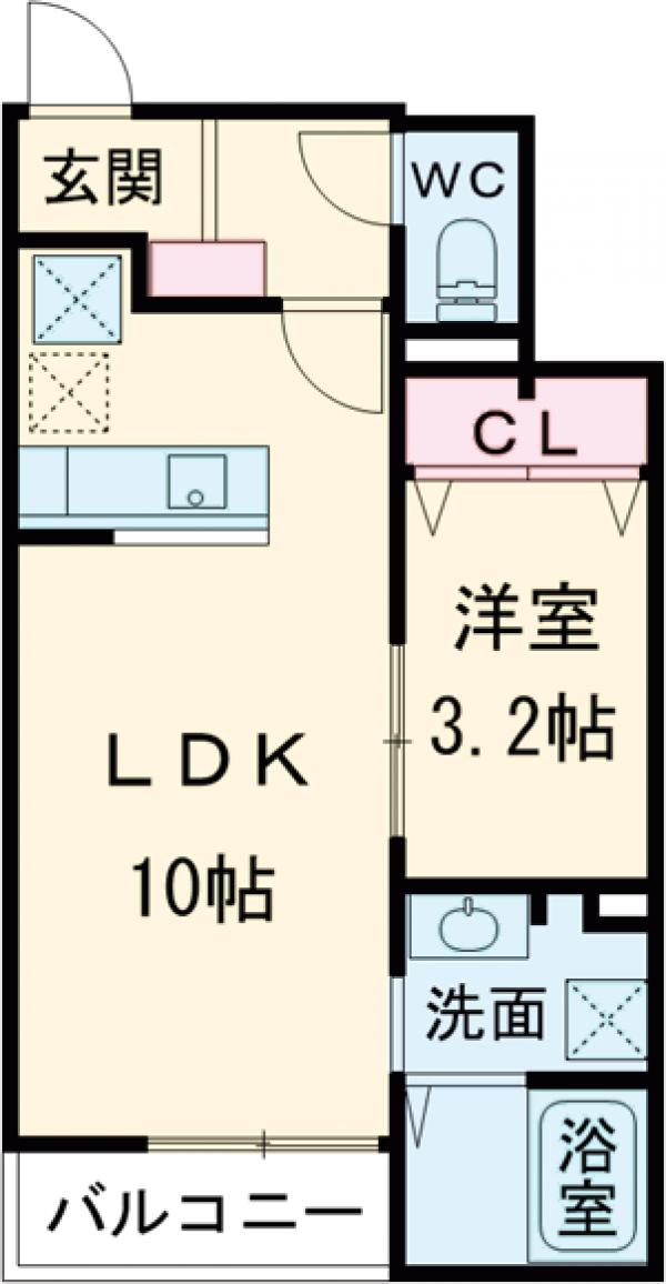 エトワール Aの間取り