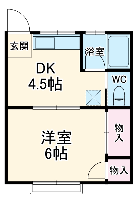 サンハイム2号の間取り