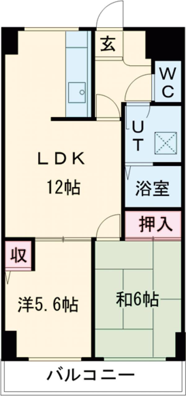 桜町ハイツの間取り